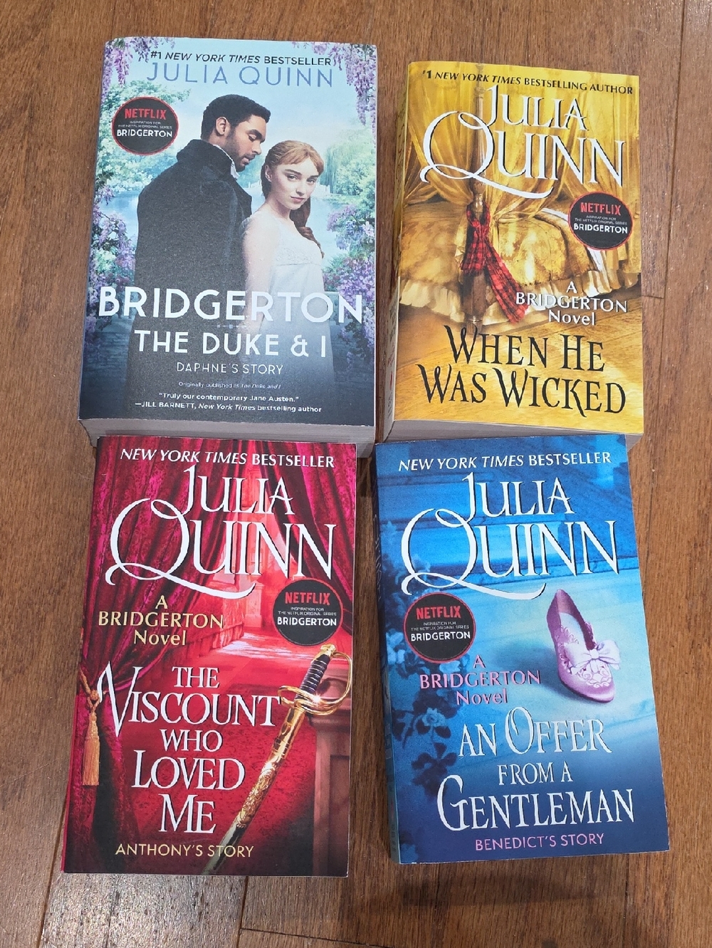 Julia Quinn Bridgerton Paperback Book Bundle